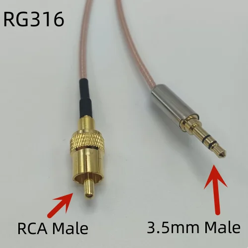Цифровой коаксиальный аудиокабель 3,5 мм штекер-штекер RCA штекер spdif Лотос головка ТВ стерео динамик соединительный кабель