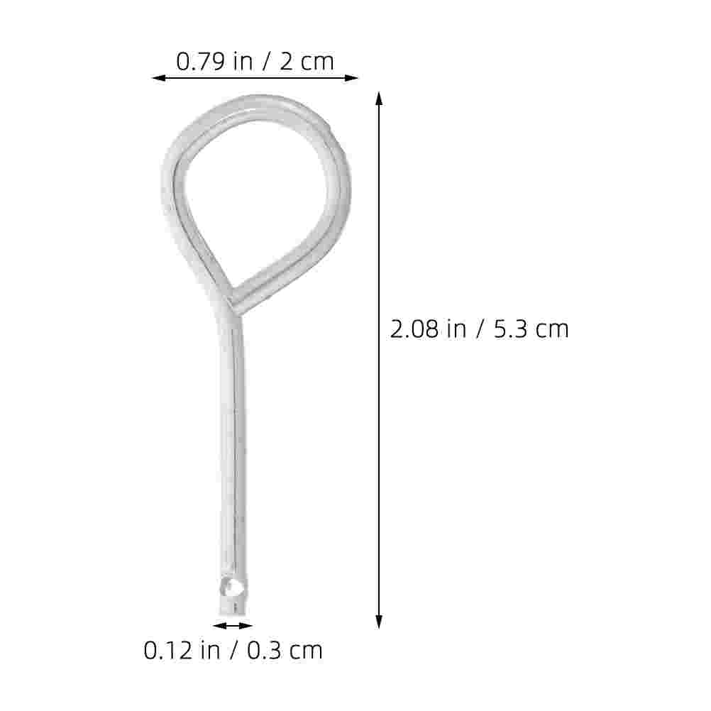 100 Pcs Fire Extinguisher Latch Metal Lock Pins Tools For Equipment Pull Stainless Steel