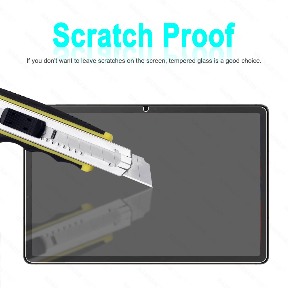 2 pçs hd protetor de tela de vidro temperado à prova de riscos para samsung galaxy tab a8 a7 lite a9 plus s9 fe s8 s7 s5e s6 lite 2024