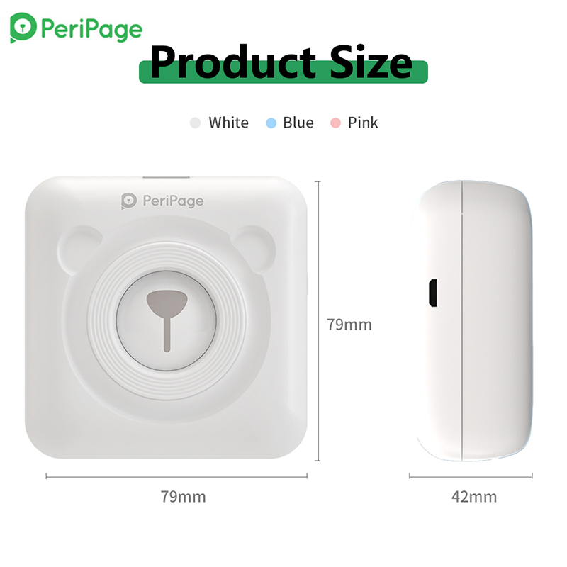 Peripage-ミニポケットフォトプリンター,粘着性,サーマル,ポータブル,ワイヤレス,ラベル作成,a6