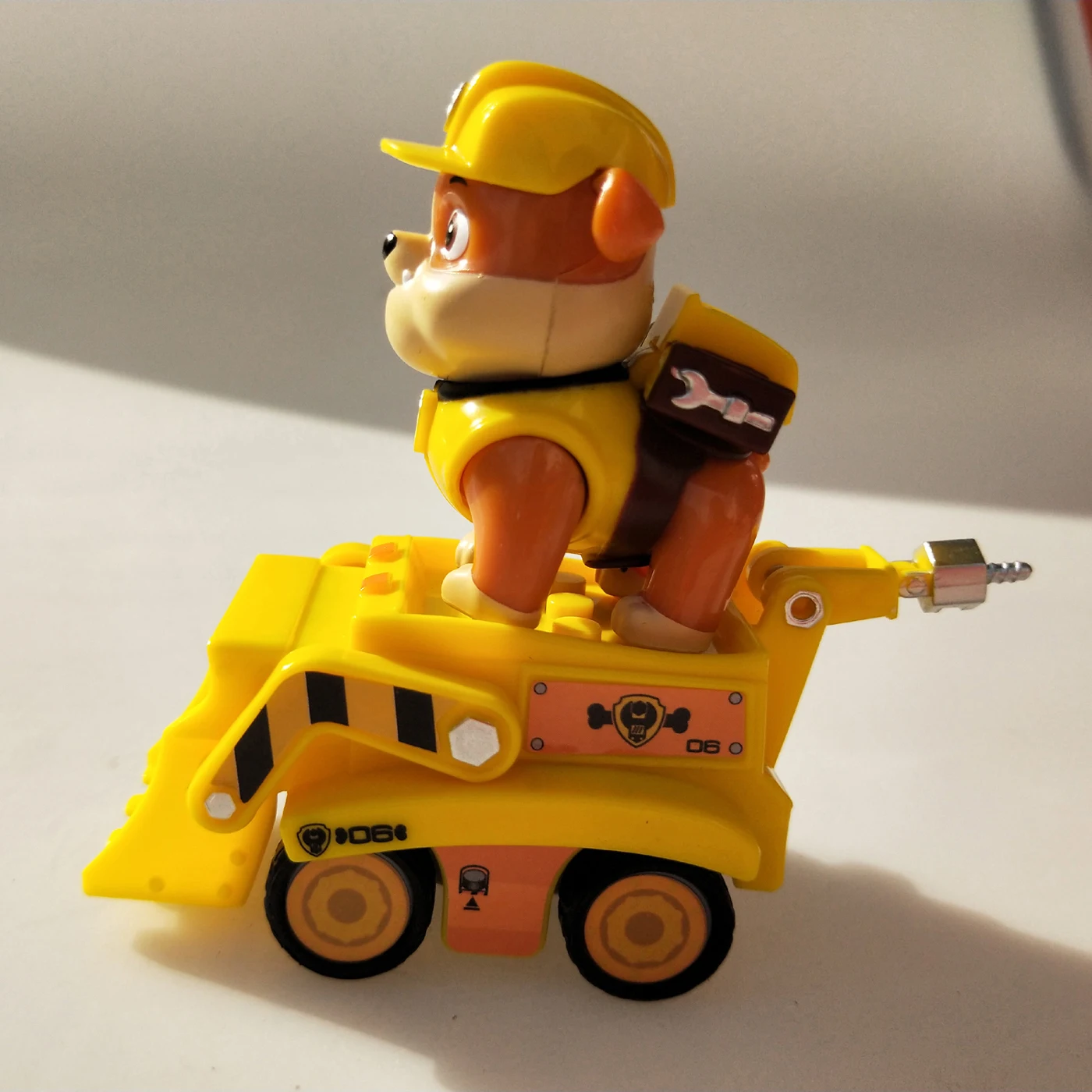 ของแท้ Paw Patrol รถ Chase Skye Marshall ดึงกลับรถยนต์ Playset Building Blocks Ryder รูปของเล่นเด็กของขวัญวันเกิด