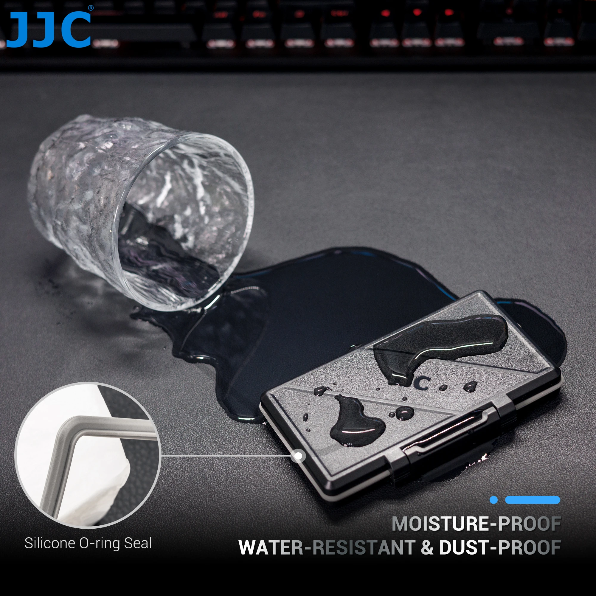 JJC 36 слотов SD Micro SD TF Card Case Holder для 24 Micro SD TF SDXC SDHC и 12 SD SDXC Cards Водонепроницаемая жесткая коробка для карт памяти