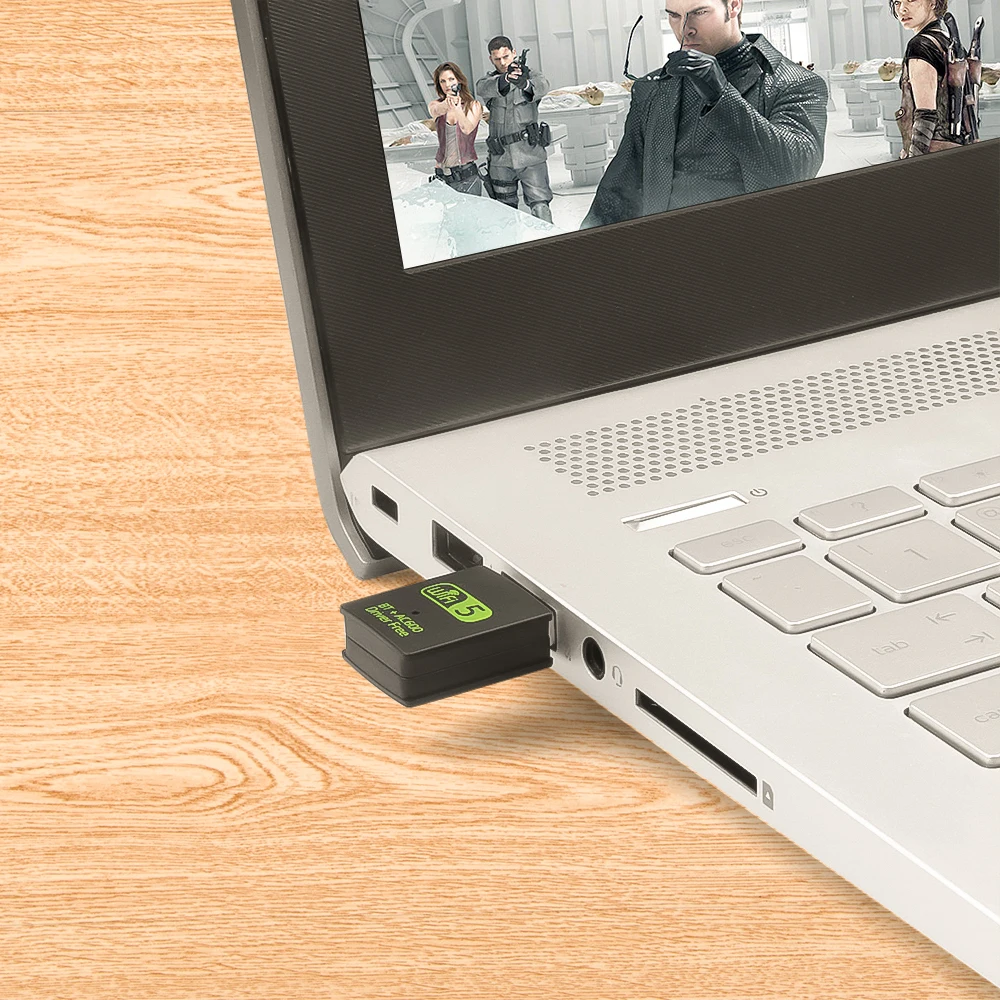 USB-адаптер 600 Мбит/с, Bluetooth 4,2, Wi-Fi, 5 USB-ключей