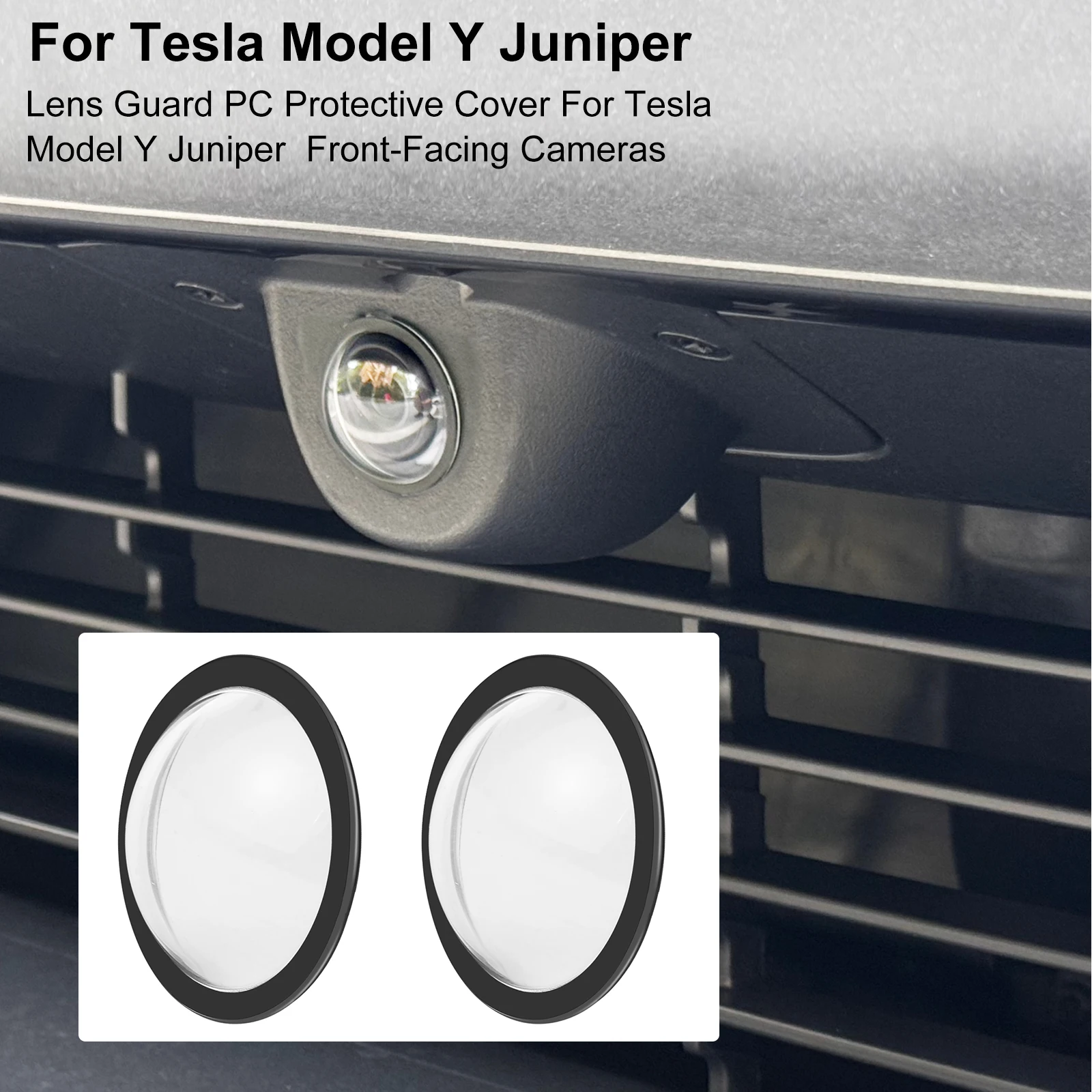 PULUZ Lens Guard PC Protector For RICOH Theta SC2/S/V 360 Accessory Lens Protection Cover For Tesla Model Y Juniper Front Camera