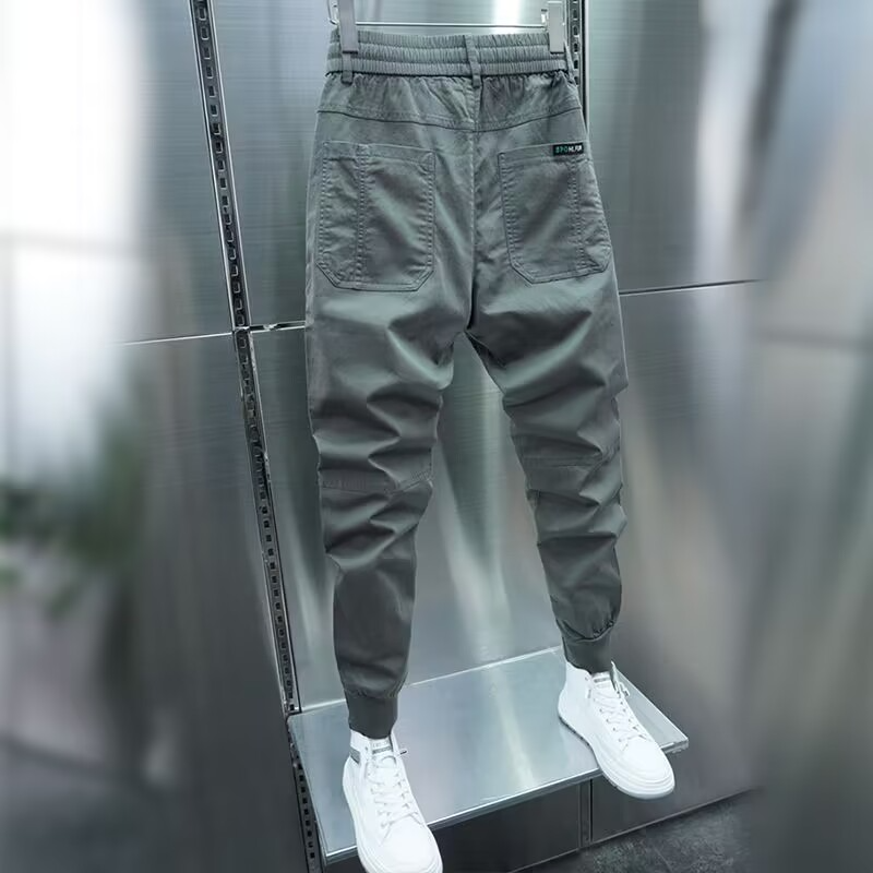 2023 春秋のメンズズボン Janpan ファッションストリートジョガーパンツ男性カジュアル男性服弾性ウエストスウェットパンツ男性