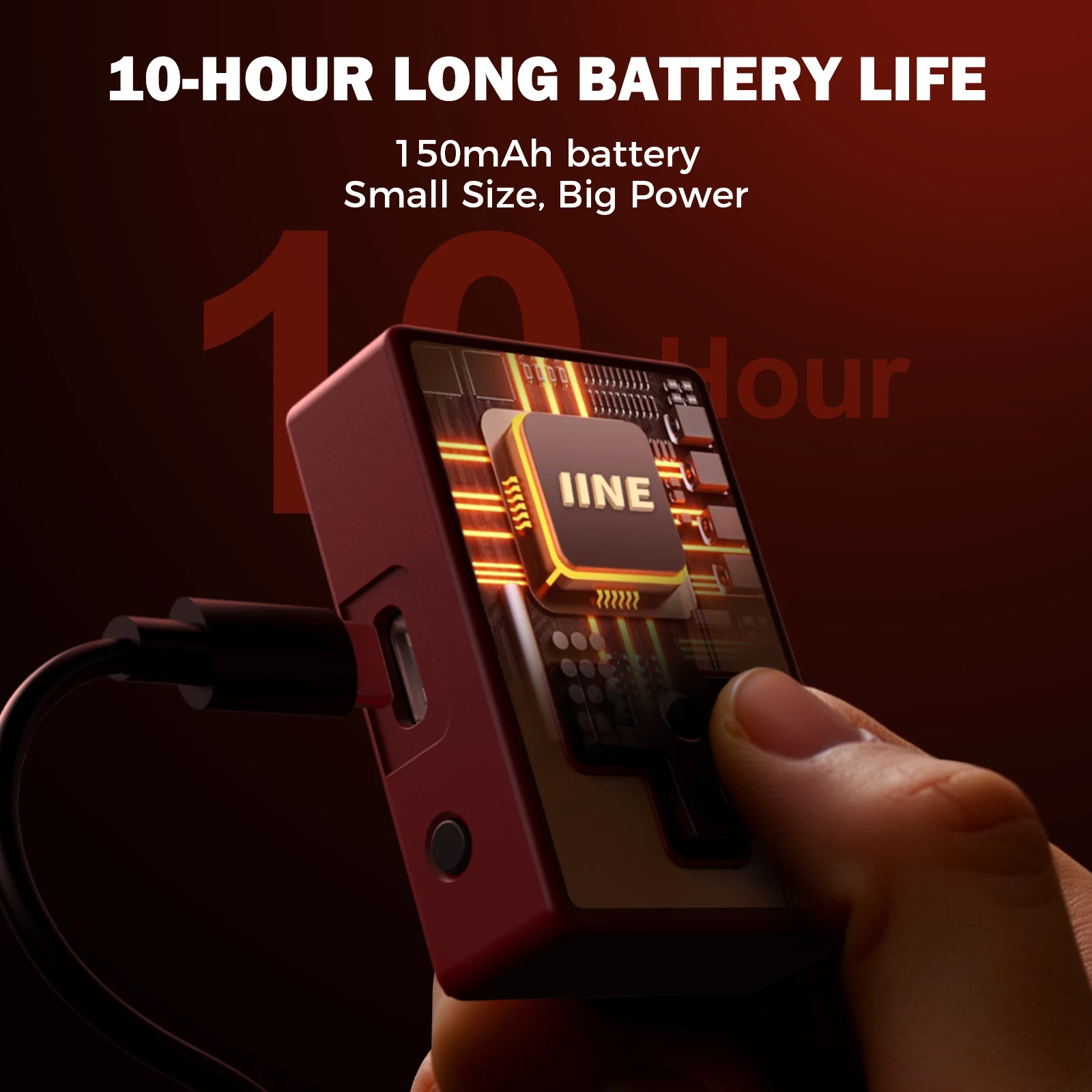IINE Gamebrick Mini Retro Controller/Portable controller/10-hour long battery life/Multi-platform compatibility/Supports mouse a