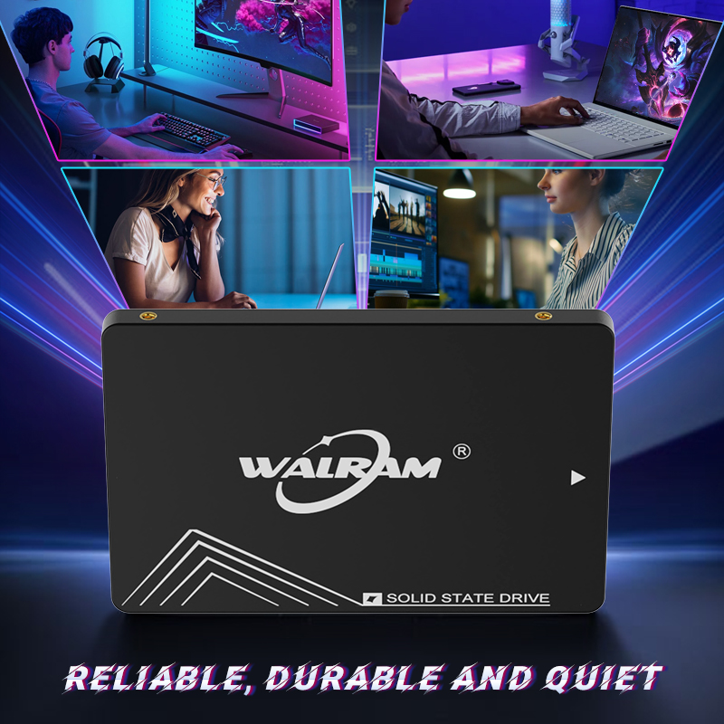 Walram 1 テラバイト SSD 2.5 SATA 3 SSD 120 ギガバイト 128 ギガバイト 240 ギガバイト 256 ギガバイトハードディスク内部ラップトップ HDD 480 ギガバイト 512 ギガバイトソリッドステートドライブ PC デスクトップ用