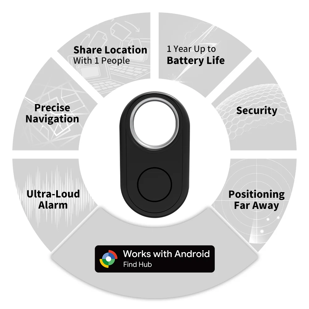 Langstrecken-Tracker für Samsung-Geräte über Android Google Find Hub App Locator Finder Far Away Positioning Anti-Lost Smart Tag