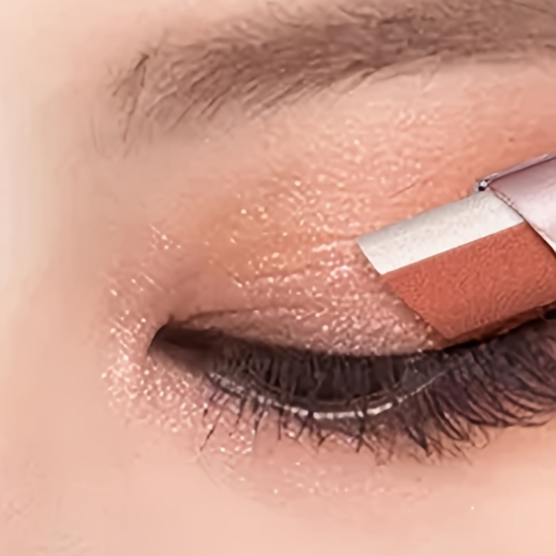 อายแชโดว์สีคู่ Pearlescent อายแชโดว์ดินสอ Glitter Liner Highlighter Multicolor Eye Shadow Eyes แต่งหน้าเครื่องสําอาง