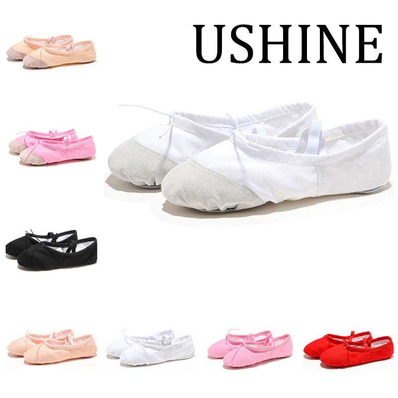 Zapatos de Ballet profesionales de lona blanca para profesores, Zapatos de Ballet BD, Zapatos de baile para niñas, Zapatos de Ballet para niños y mujeres