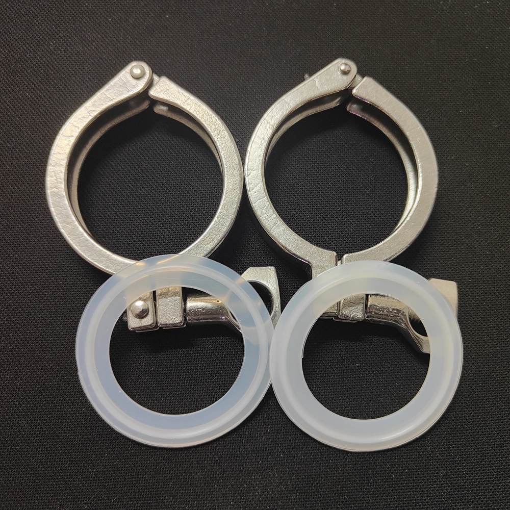 ท่อ CLAMP 1.5 "2" 2.5 "Tri CLAMP 50.5/64mm Ferrule 304 สแตนเลสสตีล Tri Clover สุขาภิบาลสําหรับ Home Brewing