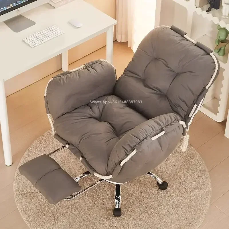 Furniture Computer Chair Comfortable Sedentary Home Lazy Sofa Chair Desk Office Backrest Reclining Bedroom E-sports, Live B