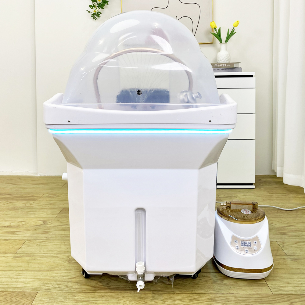 Head SPA Shampoo Basin with 60L Water Storage Tank, Water Heating, No Need to Connect Water Pipe, Head SPA Basin for Massage Bed