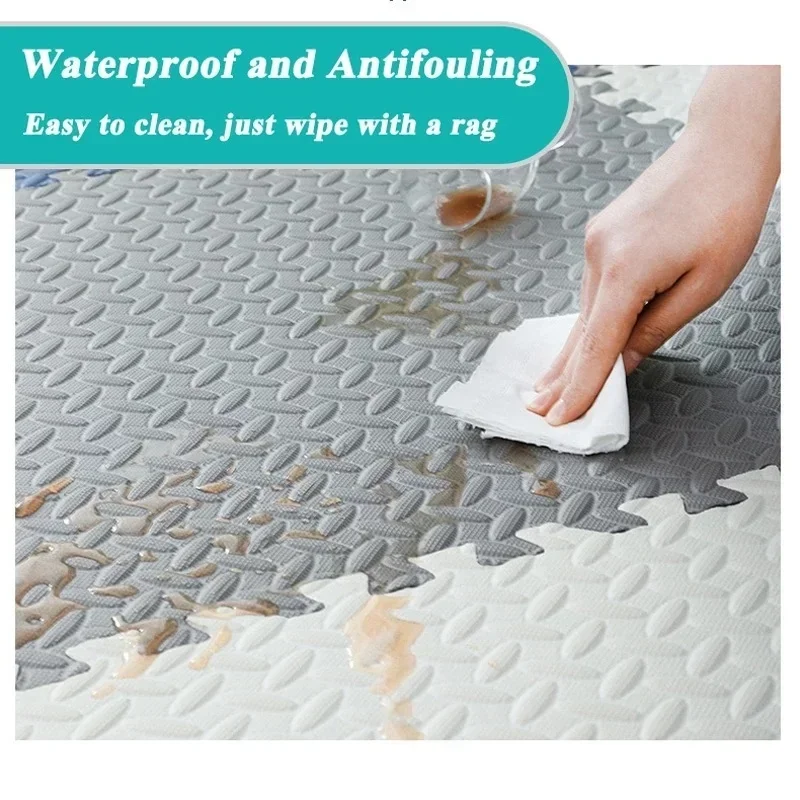 子供用の厚いフォームフロアマット,床,這う,登山,家庭,寝室,リビングルーム用の4ユニット