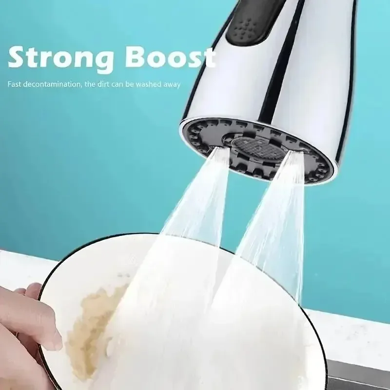 1 PC ก๊อกน้ํา Extender Boosting Splash ป้องกันสามโหมด Water Saver Home EXTENDED สเปรย์อาบน้ํากรอง