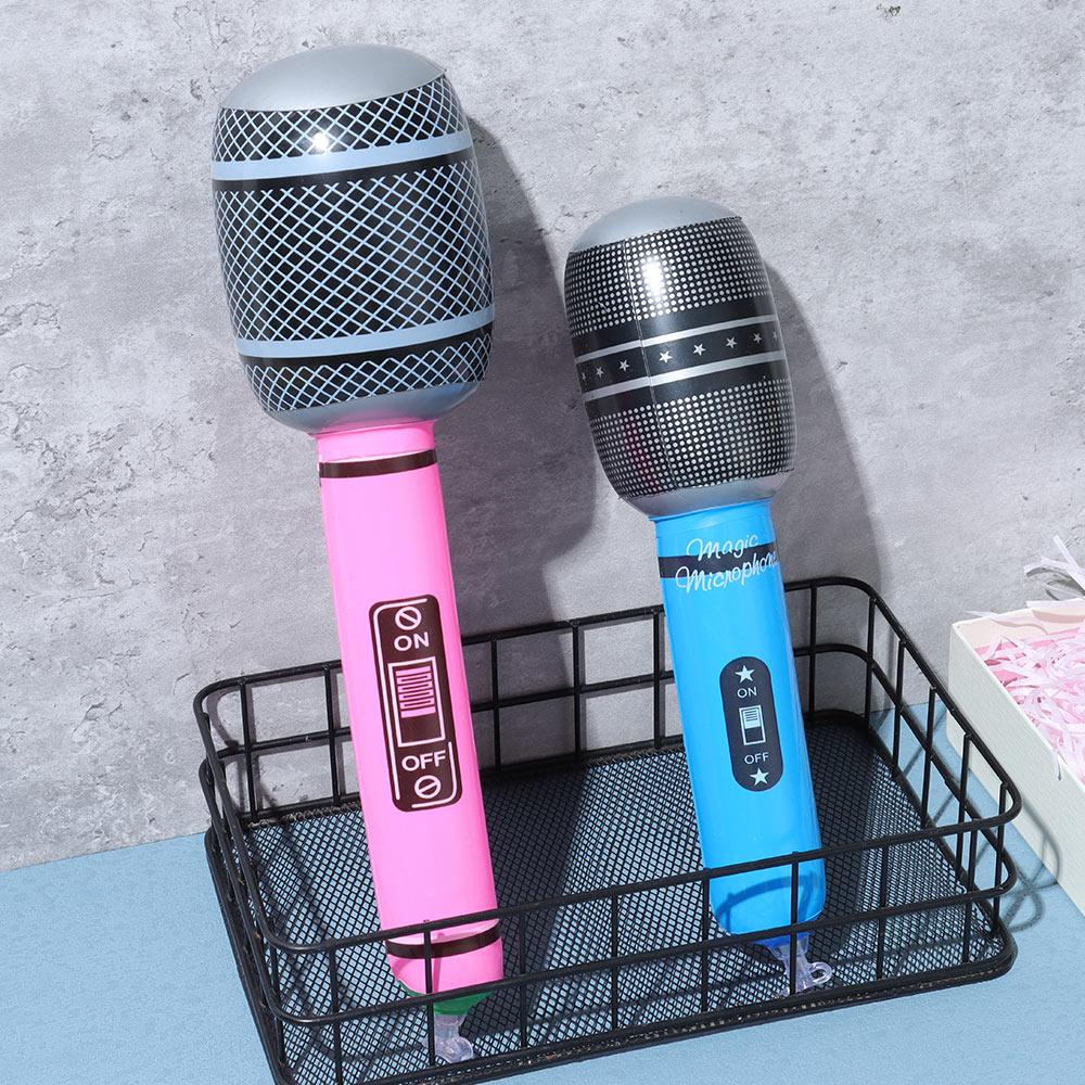 12 Chiếc Bơm Hơi Micro Nổ Bơm Hơi Micro Đạo Cụ Đồ Chơi Cho Âm Nhạc Buổi Hòa Nhạc Theo Chủ Đề Tiệc Sinh Nhật Đồ Chơi Trang Trí