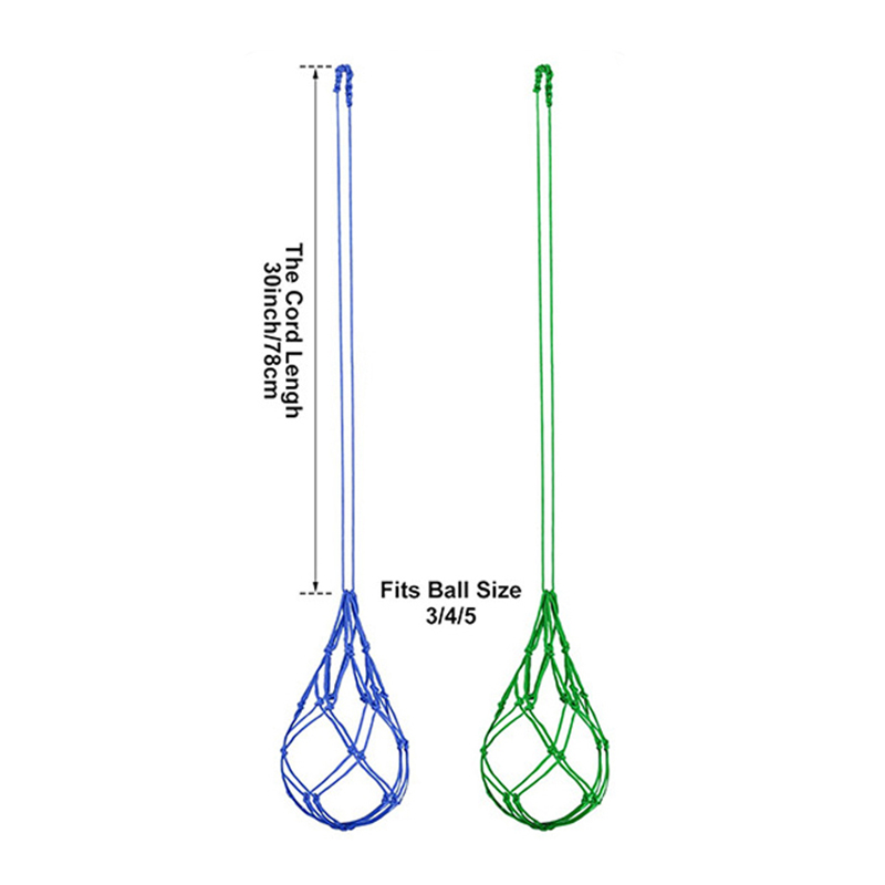 ใหม่เยาวชนฟุตบอล Self TRAINER KICK NET Pocket Professional กีฬากลางแจ้งกระเป๋าไนลอนบาสเกตบอลลูกฟุตบอลตาข่ายกระเป๋าถือ