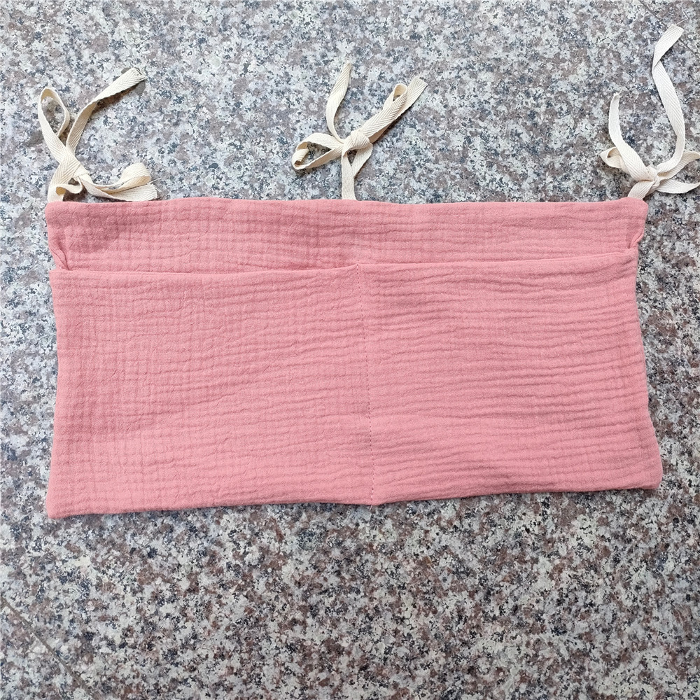 Organizzatore per culla Lettino Caddy Borsa portaoggetti per letto 2 tasche Comodino Appeso Pannolini Nursery Giocattoli Borsa Pannolini Passeggino Organizzare