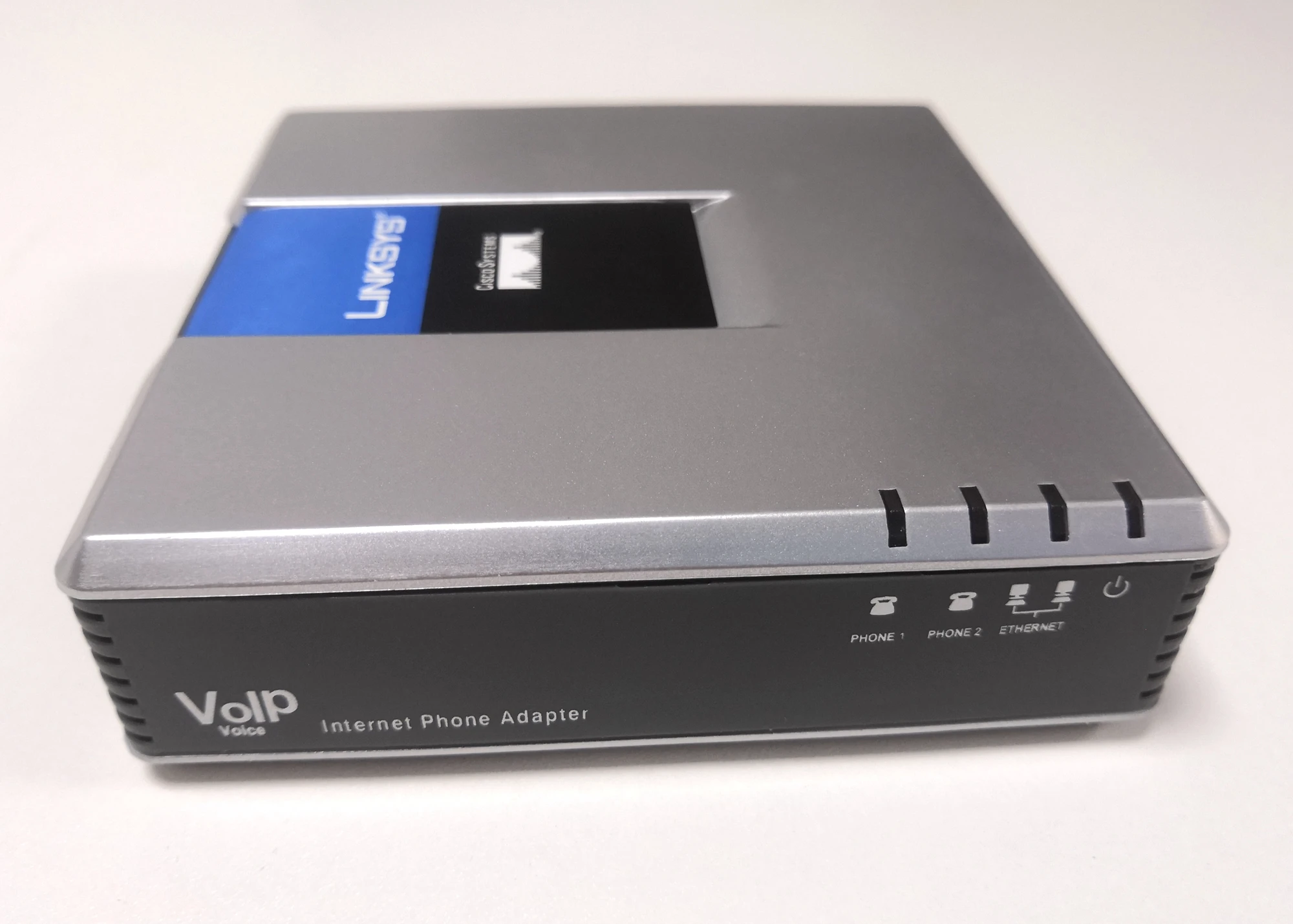 Nuevo Adaptador de teléfono VOIP PAP2T SIP desbloqueado con 2 puertos telefónicos FXS VoIP Gateway