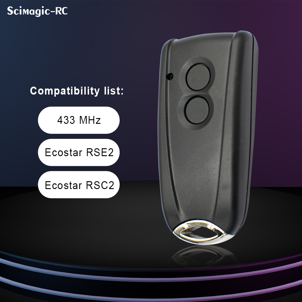 Garage Door Remote Control For Hörmann Ecostar RSC2 / RSE2 For Liftronic 500/700/800 Transmitter Portronic D2500/D5000/S4000