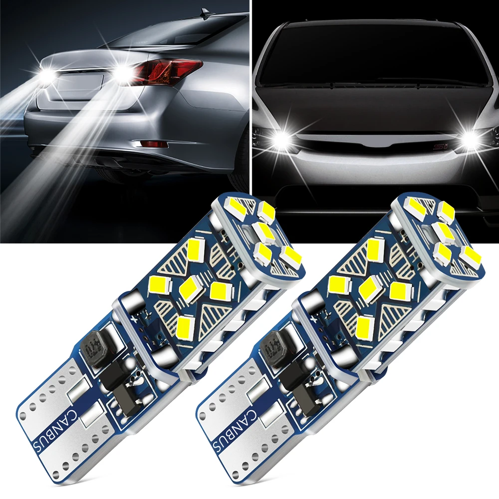 Luces LED superbrillantes para aparcamiento de coche, accesorio para Opel Astra H G J Insignia Mokka Zafira Corsa Vectra C D Antara Sport Emblem, T10 W5W, 2 piezas