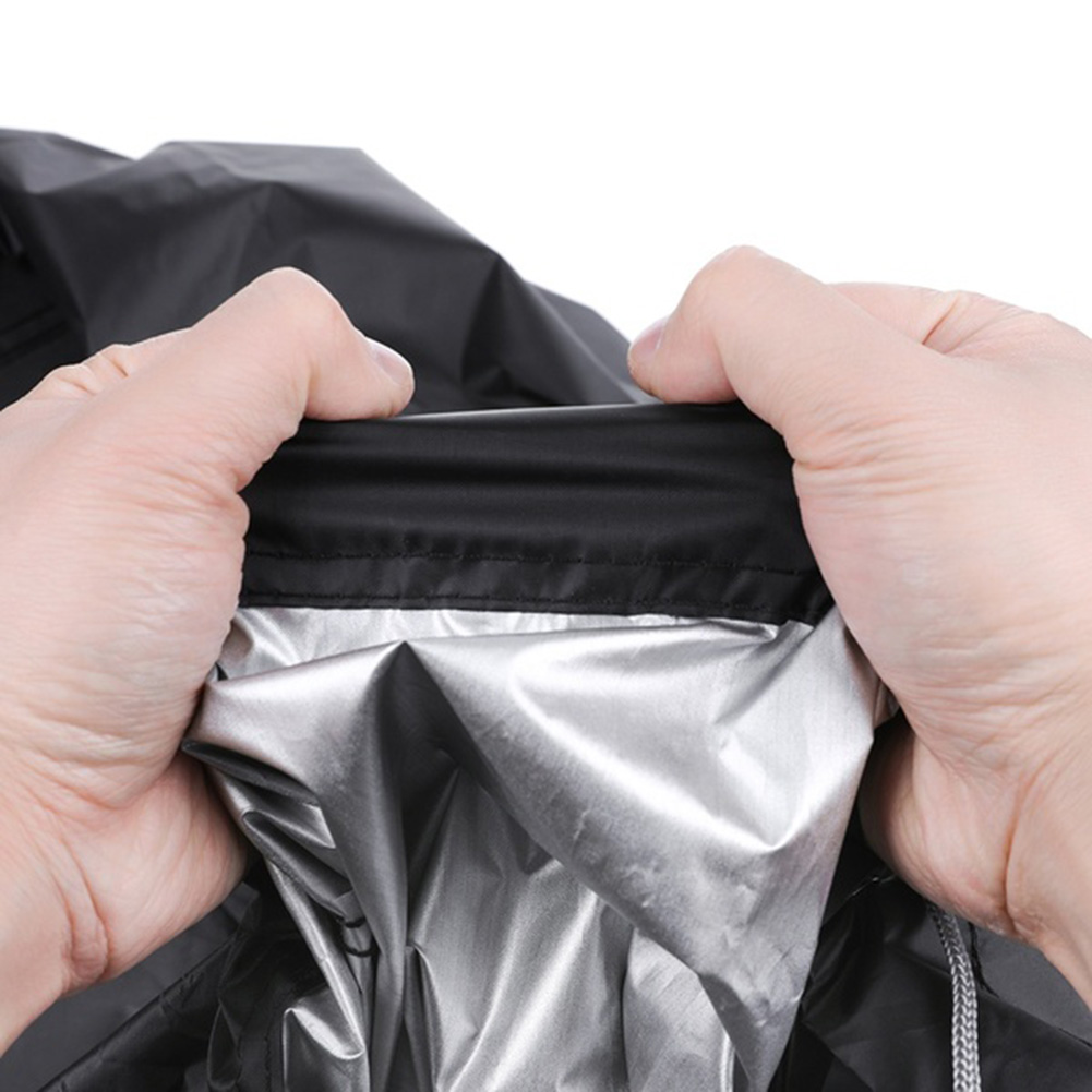 Capa protetora uv preta para fogueira, à prova d'água, para pátio, abrigo para churrasco, jardim ao ar livre, quintal, cobertura redonda para churrasco, dossel, móveis