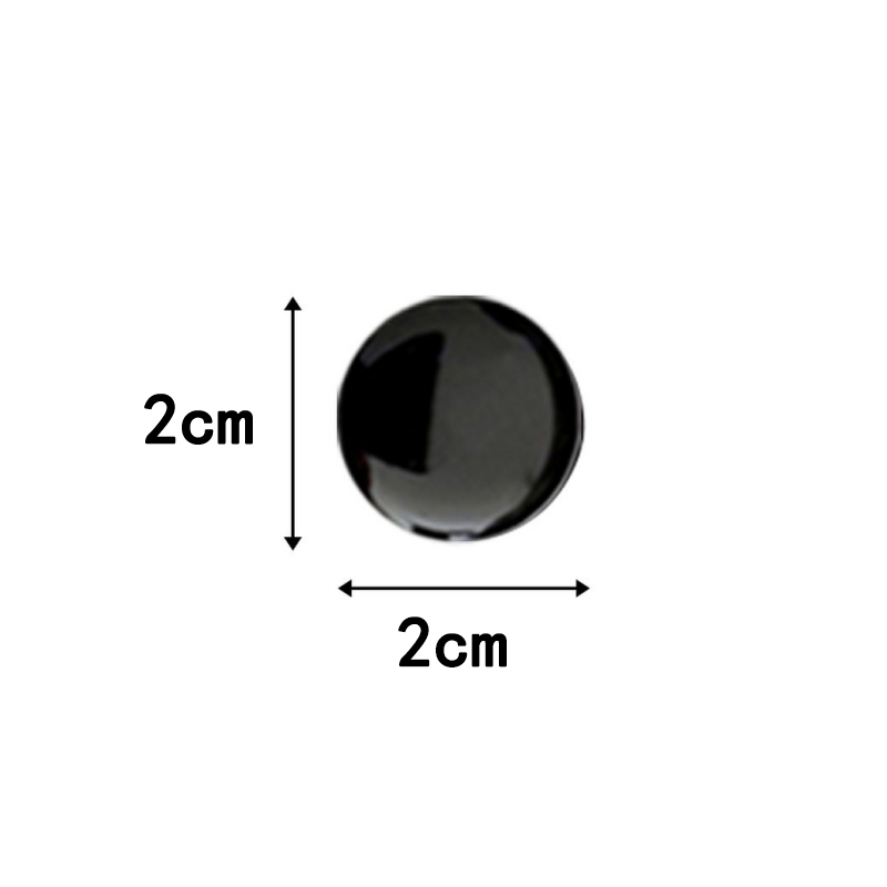 20 ミリメートル車のドアの鍵穴カバーステッカーユニバーサル車のドアロック鍵穴保護ステッカープロテクター車のデカール自動車の付属品