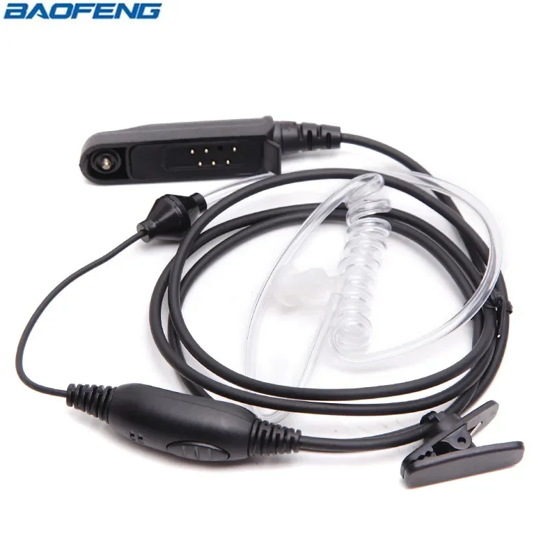 Zestaw słuchawkowy z lampą akustyczną mikrofon do Baofeng UV 9R Pro UV-82WP UV-9R PLUS BF-9700 UV-XR wodoodporne Walkie Talkie dwukierunkowe radio