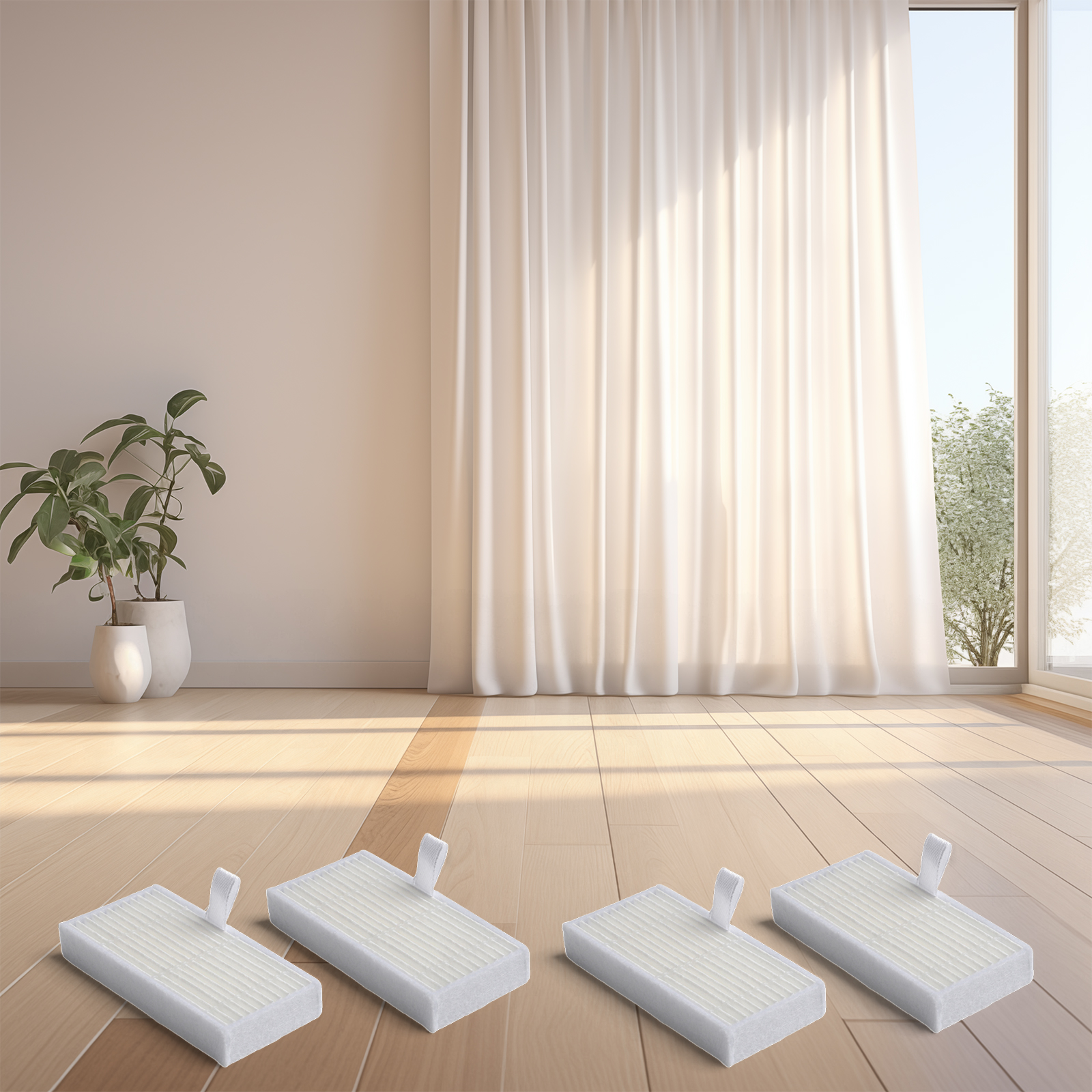 4/10pcs Filters For Cecotec Conga 999 Robot Vacuum Cleaner Spare Parts Household Cleaning Replacement Accessories