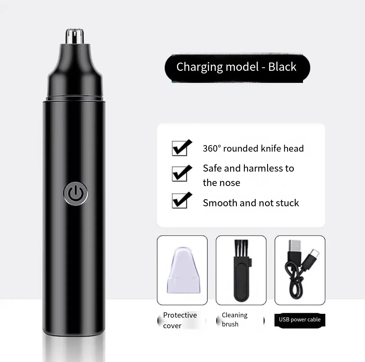 【Vendite calde】 Tagliacapelli elettrico nero per uomo e donna disponibile con coppia elevata a basso rumore e alta velocità