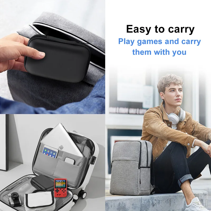 Carrying Case Storage Hard Bag For FC/GB300/G5S/R36s Handheld Game Console Travel Retro Mini Game Player Portable Protective Box