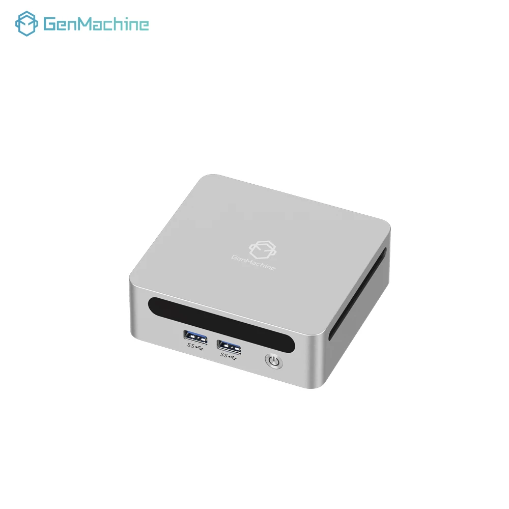 GenMachine Ryzen 5 6600H Diy Gaming Computer Mini PC 3.3GHz-4.5GHz TDP 45W Windows 11 LPDDR5 16G 6400Mhz WIFI6 Gaming Pc