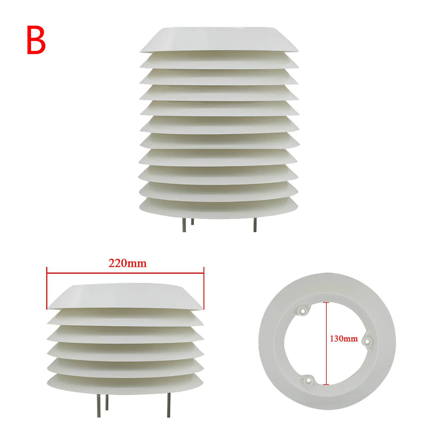 ABS солнечный радиационный щит проектор метеостанции 4-20 этажей