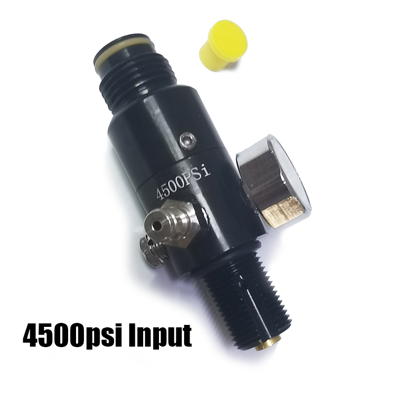 HPA タンク 5/8"-18UNF レギュレーターバルブ圧縮空気 4500psi シリンダーボトル出力圧力 800psi から 3000psi ダイビング水族館