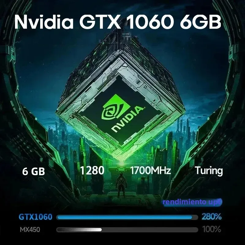 2025 16 "ordenador portátil para juegos intel Core i7-6700HQ GTX 1060 6GB Notebook PC IPS 1920*1200 16GB DDR4 1TB SSD Windows 11 Pro Laptop Gamer