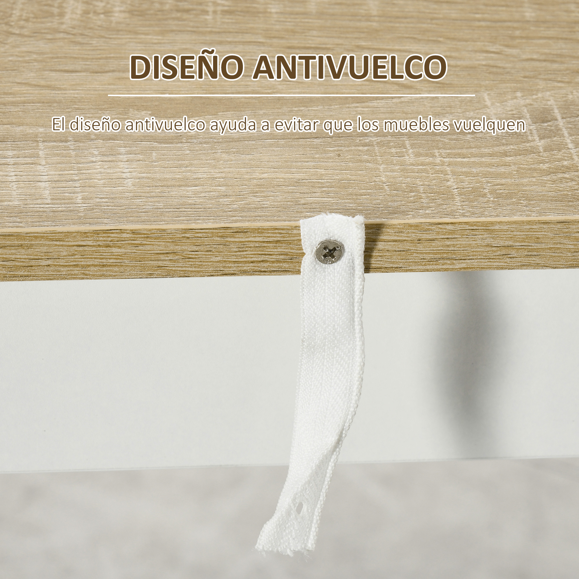 Homcom Steht isch mit 3 Seiten regalen und Holzrahmen 12x57x106cm weiß