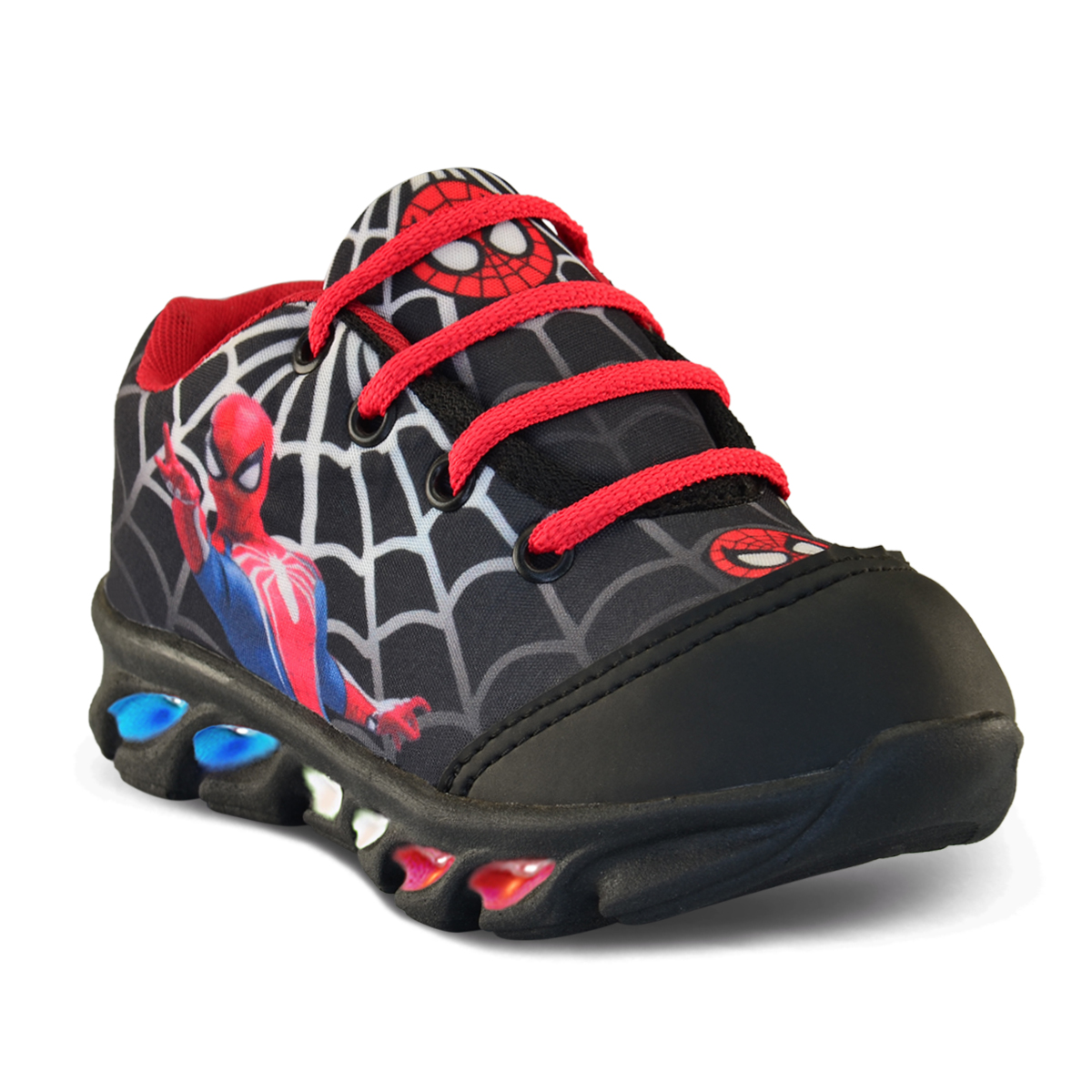 tenis de led infantil masculino homem aranha com luzinha meninos mais chinelo