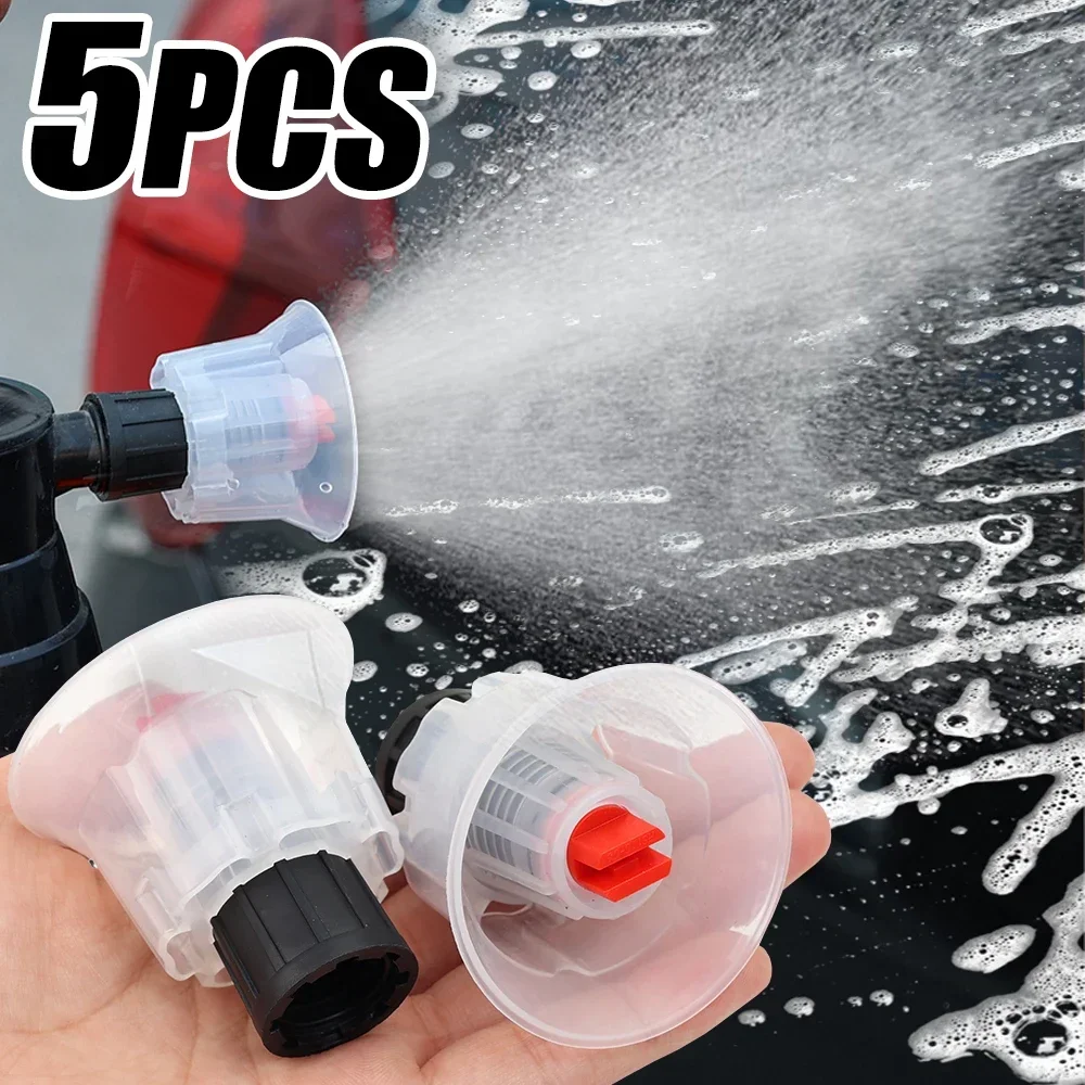 Boquilla de espuma para lavado de coches, bomba manual automática, pulverizador de espuma, accesorios reemplazables, boquilla de pulverización de espuma líquida para lavado de coches en el hogar