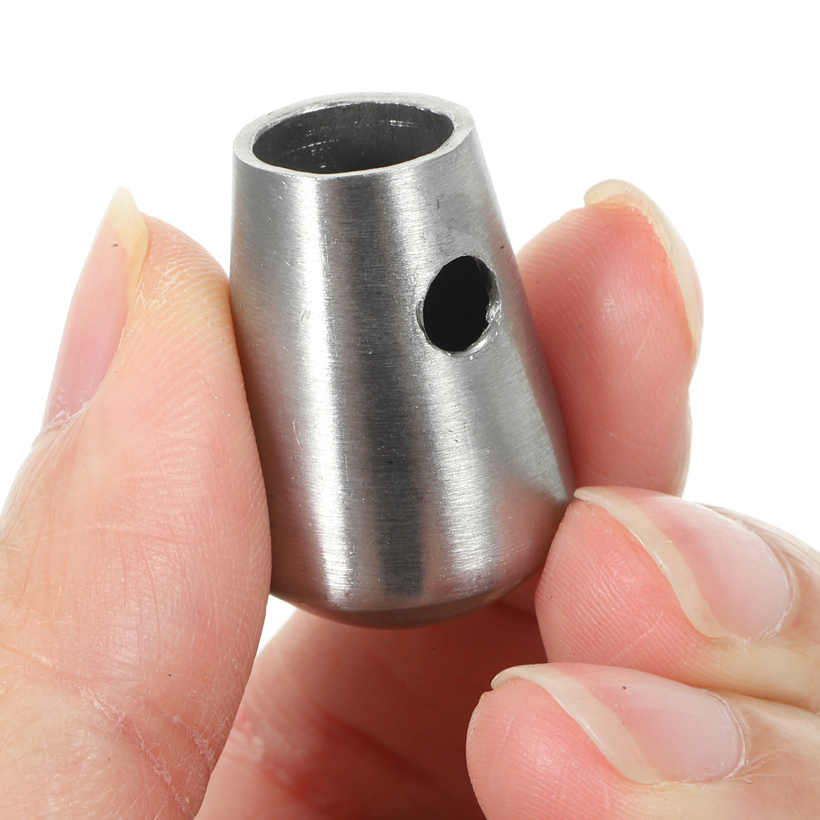 5pcs Handrail End Caps Stainless Steel For Stairs Hand Railing Protection Outdoor Indoor Use Metal Hole Plugs Construction