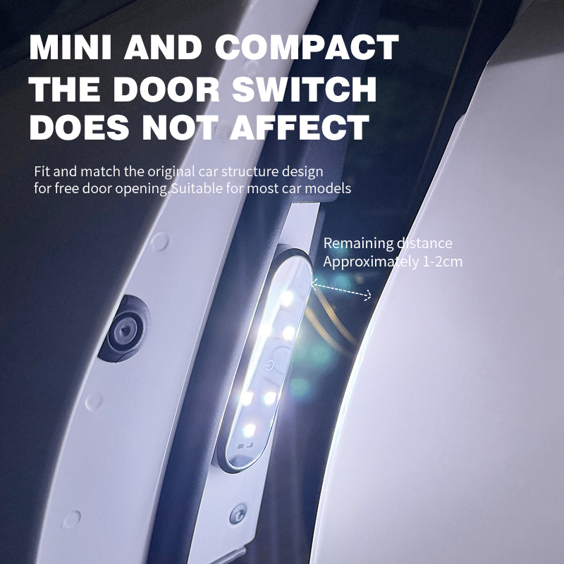 BLALION – feux de porte de voiture LED, lumière de bienvenue, contrôle magnétique, chargement USB, porte ouverte automatique, lampe de signalisation d'urgence Anti-collision sûre
