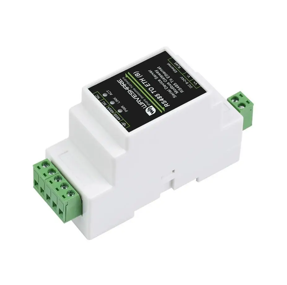 Industrieller serieller Modbus MQTT JSON-Server RS485 zu RJ45 Ethernet TCP/IP zu serieller Schienenmontage-Unterstützung mit POE-Funktion (optional)
