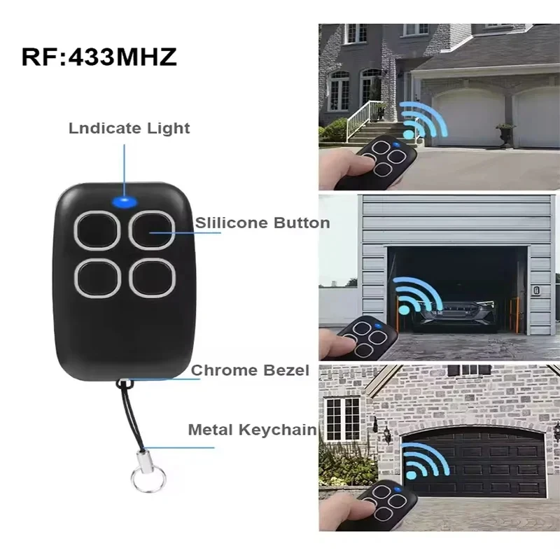 Duplicatore universale Garage Telecomando Comando Clone Automazione autocopiante Cancello 433 Mhz 280 MHz-868 MHz Codice fisso