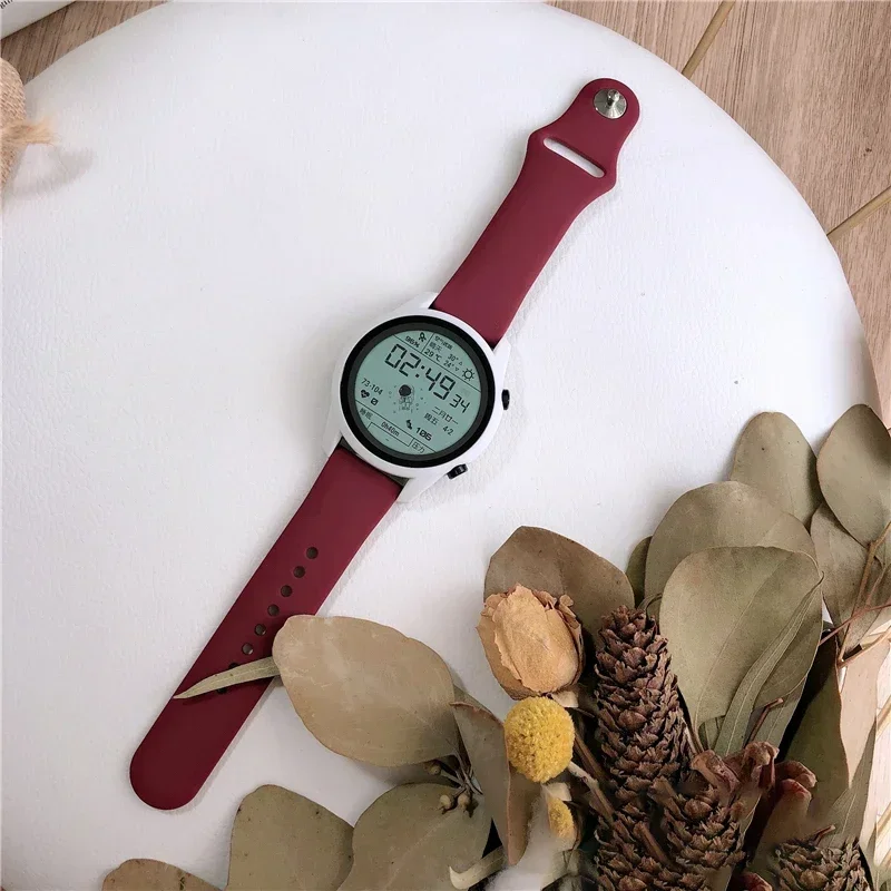 18 มม.20 มม.22 มม.สําหรับ Samsung Galaxy watch7 6/5/pro/4 คลาสสิกสร้อยข้อมือซิลิโคน Huawei watch GT 4-2-2e-3-3 pro 41 มม.46 มม.