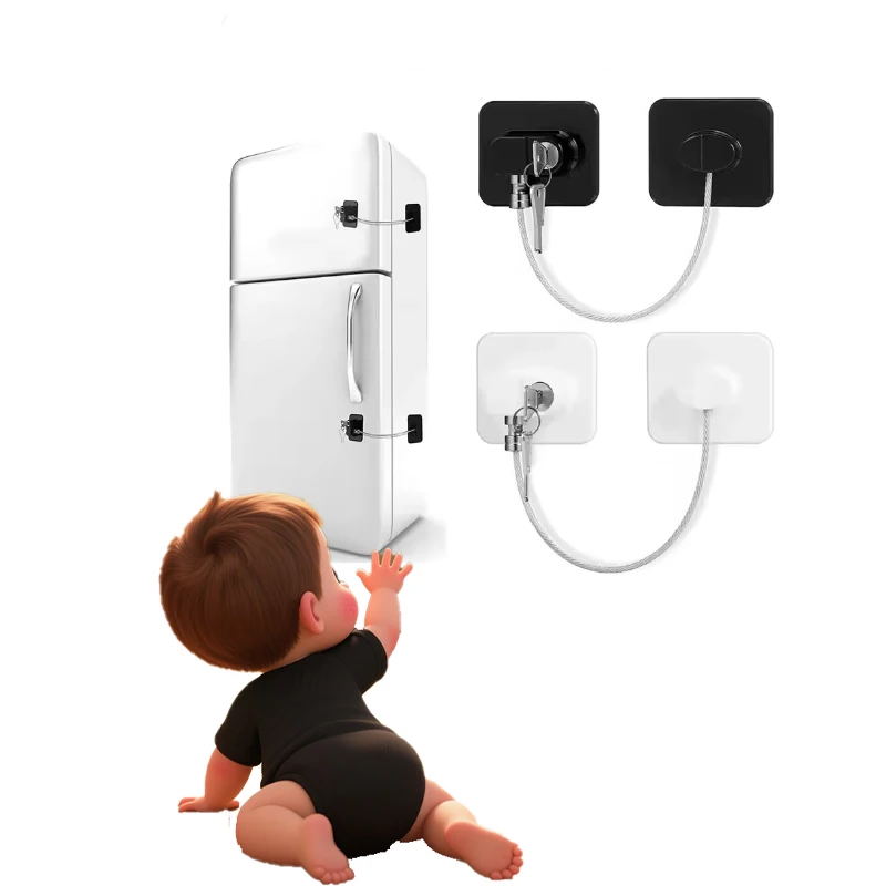 Baby Kinderslot Venster Koelkast Opening Beveiligingskabel Deurslot Voor Kinderen Veiligheid Protector Bescherming Kindveiligheid