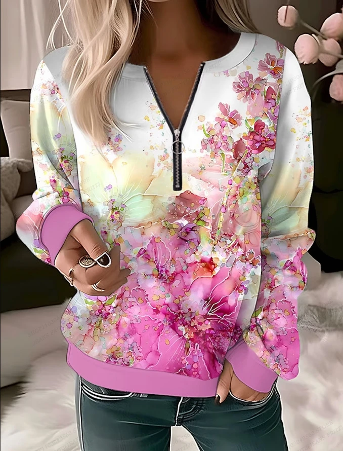 Sudaderas con capucha de mariposa para mujer, Sudaderas con cremallera a la moda, Sudadera Floral con cremallera, Sudaderas con capucha de gran tamaño, abrigos elegantes, Sudaderas para mujer