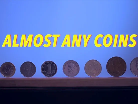 ROLLER COASTER (With Online Instructions) Magic Tricks Magician Close Up Street Illusions Gimmicks Prop Coin Through Glass Magia