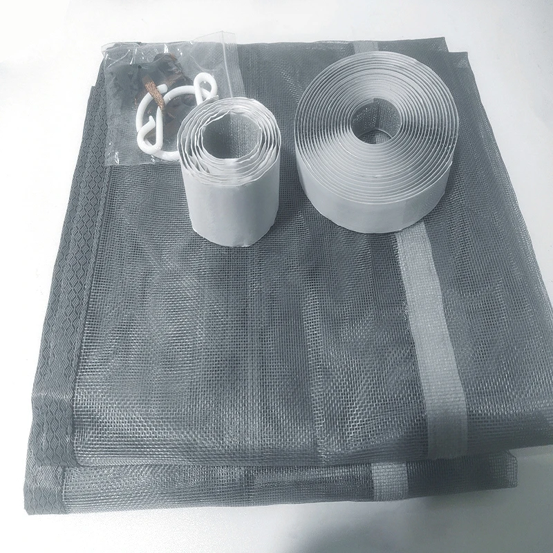 Gray magnetic mosquito net,custom sized curtains,door screen,invisible net,Magnetic self-priming screen door，Mosquito prevention