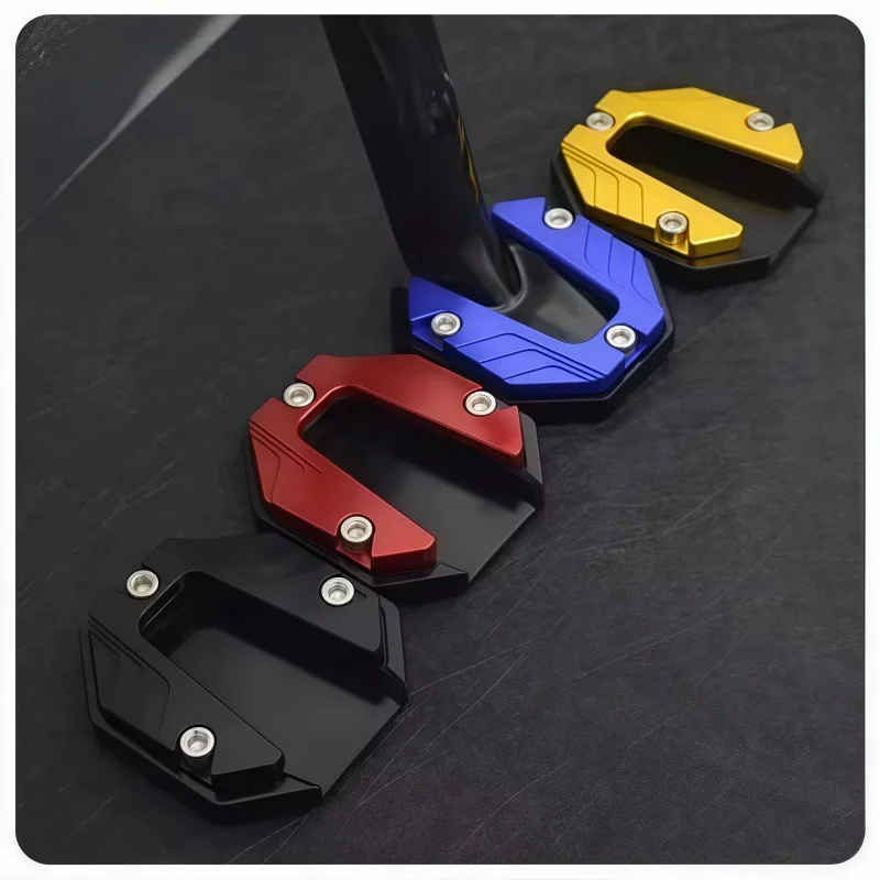 CNC アルミ合金オートバイバイクキックスタンドエクステンダー足側スタンド延長パッドサポートプレート滑り止め拡大ベース