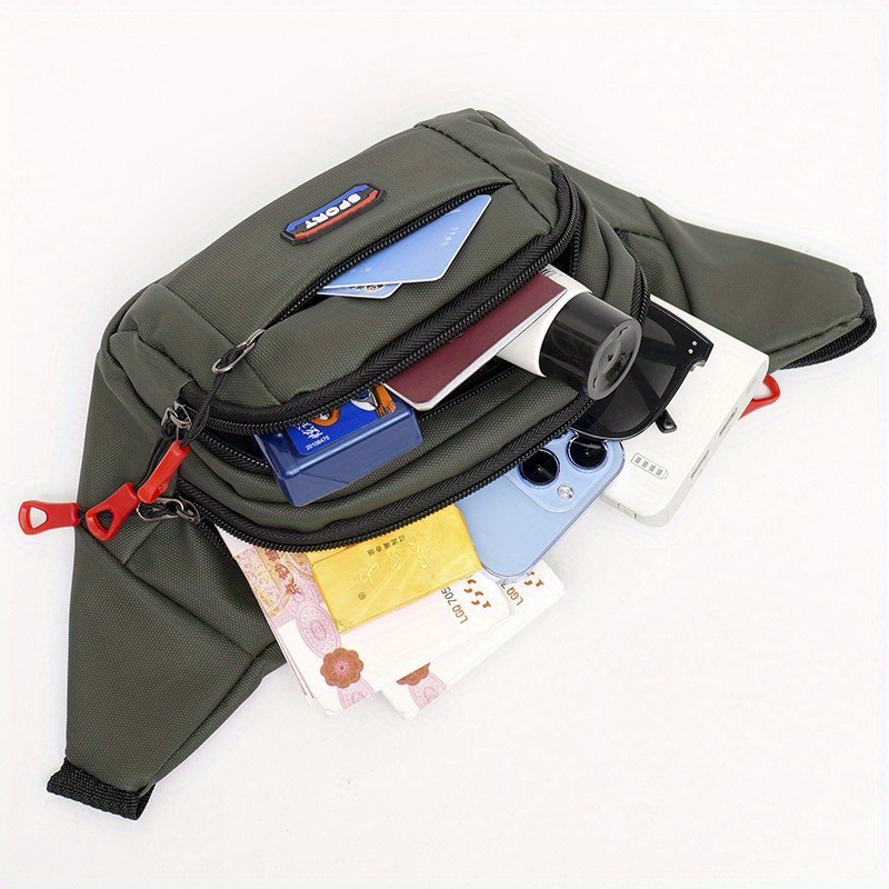Heren Outdoor Sport Heuptas, Bergbeklimmen En Hardloopborsttas, Waterdichte Multifunctionele Crossbody Tas