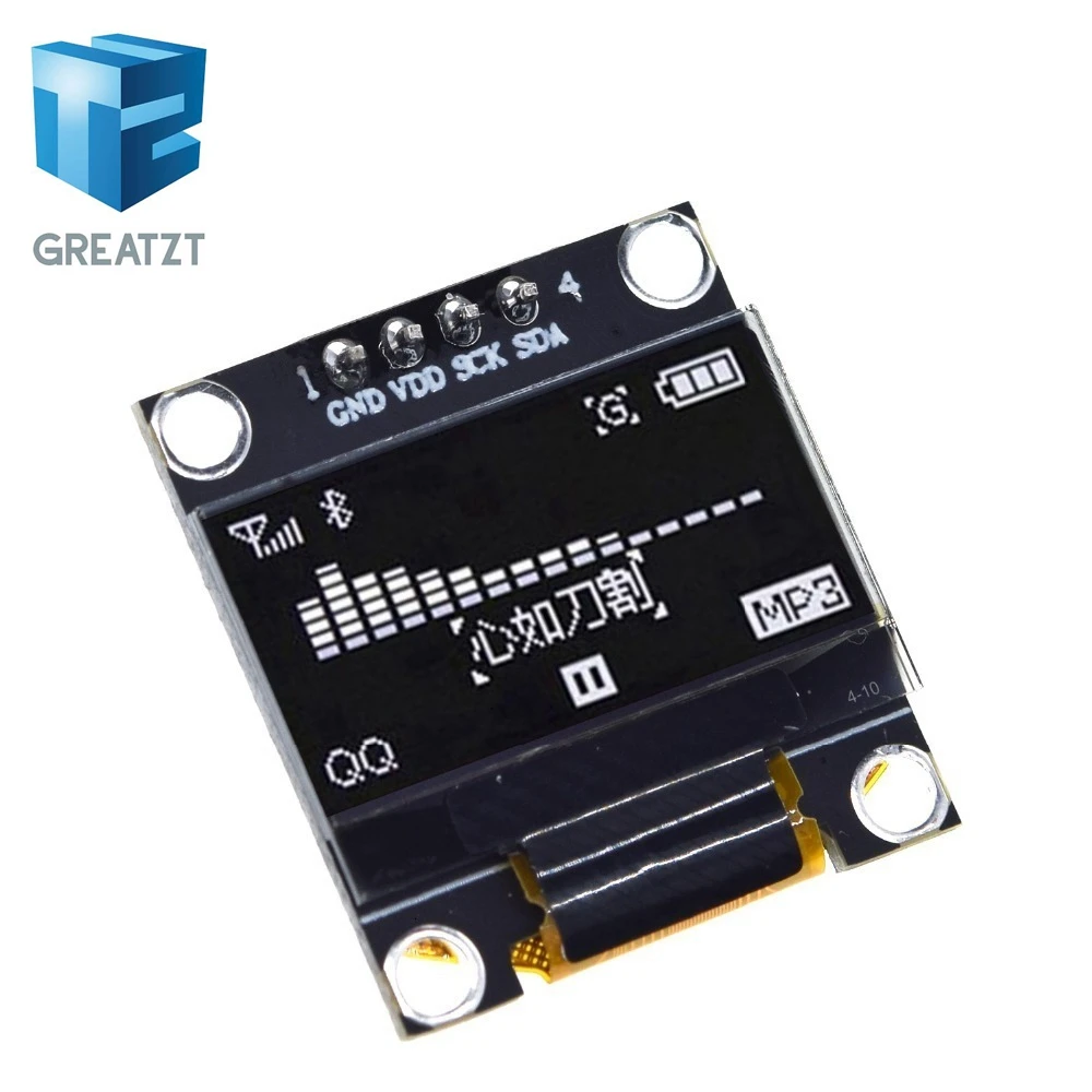 Módulo de pantalla OLED IIC SPI Serial de 0,96 pulgadas, 7/4 pines, blanco/azul/amarillo, azul/amarillo, SSD1306, placa de pantalla LCD 12864 para Arduino